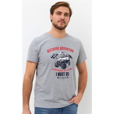 Футболка F511-06-881 grey melange