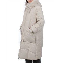8819 BEIGE Пальто зимнее женское (холлофайбер 200 гр.)