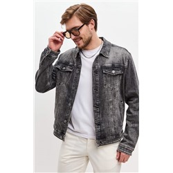 Куртка джинс F311-1296 l.black