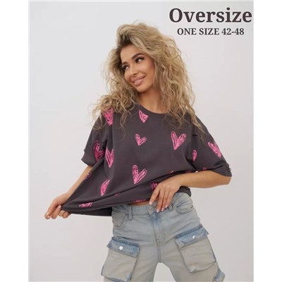 Футболка OVER SIZE (плотный хлопок)