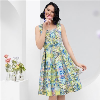 Сарафан, Любуюсь в отражение (акварель)