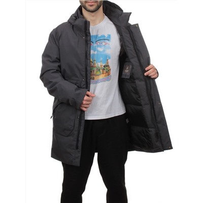 2180 DK. GRAY Куртка мужская зимняя облегченная (130 гр. холлофайбер)
