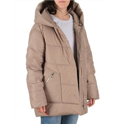 22359 DK.BEIGE Куртка зимняя женская (200 гр. холлофайбера)