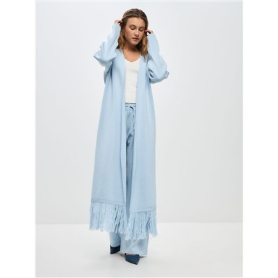Кардиган с бахромой BEVERLY, Голубой