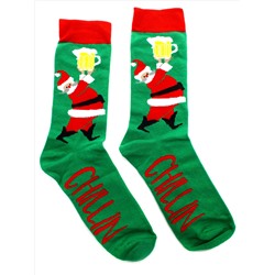 Носки НГ р.40-45 "Праздник к нам приходит" Расслабься