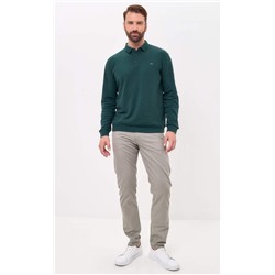 Поло д/р F421-07-7021 green