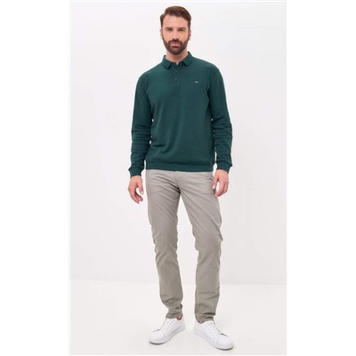 Поло д/р F421-07-7021 green