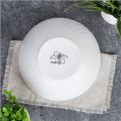 Набор суповых тарелок 4 штуки 600 мл белый фактурный / WVW60Q (WHITE)