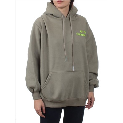 2620 GREEN Худи женское (95% хлопок, 5% спандекс)