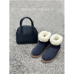 Ab.Zapatos UGY NEW R ANTRACITA+Ab.Zapatos PELLE Peque (550) marino АКЦИЯ