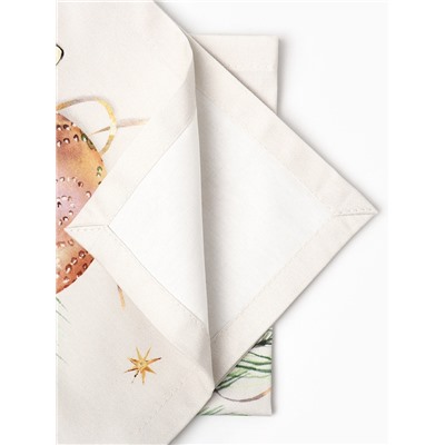 Набор салфеток сервировочных «Этель» Spruce mood, 40×40 см - 4 шт., 100% хлопок, саржа 190 г/м²