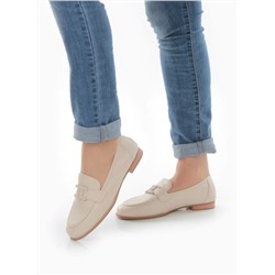 06-PDJ70-2 BEIGE Туфли женские (натуральная кожа)