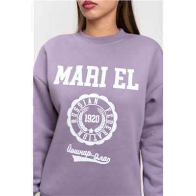 Свитшот женский "Mari El" сирень