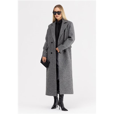 Пальто женское серый