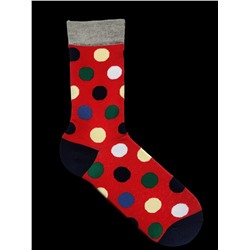 Носки р.35-40 "Bubbles" Red