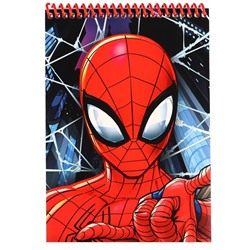 Блокнот А5, на гребне, 40 листов, Человек-паук