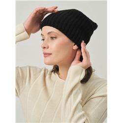 Шапка из кашемира KU101353-F черная