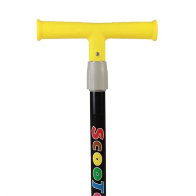 Самокат 3-х колесный SCOOTER Тигрёнок / 603 /уп 12/ жёлтый
