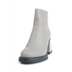 04-M3-9206 GRAY Ботильоны зимние женские (натуральная кожа, натуральный мех)