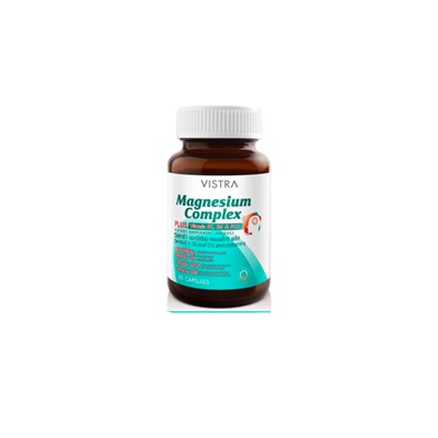 Комплекс Магния с витаминами группы  B1, B6, B12 от VISTRA Magnesium Complex 30 капсул