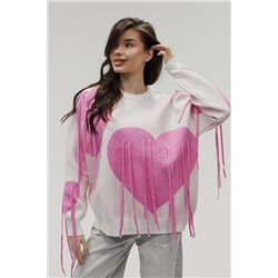 Свитер трикотажный Сердце