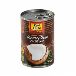 Кокосовые сливки, "REAL THAI" 400 мл