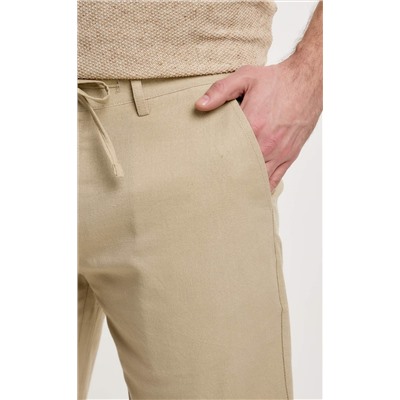 Шорты лен F511-0960-1Rus d.beige