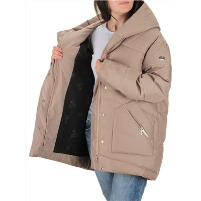 22359 DK.BEIGE Куртка зимняя женская (200 гр. холлофайбера)