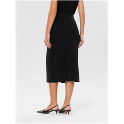 Юбка вязаная чёрная