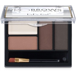 Палетка теней для бровей DoDo Girl Pro Brows Powder with Wax 4 оттенка набор 02