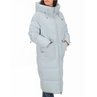 H303 BLUE Пальто зимнее женское (200 гр. холлофайбер)
