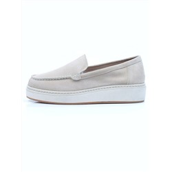 03-5060-5 BEIGE Лоферы женские (натуральная замша)