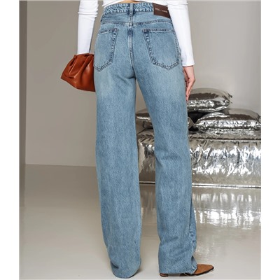 Джинсы #КТ1277, голубой