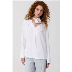 Блузка белая с чокером