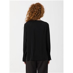 Блузка чёрная с чокером