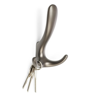 Крючок мебельный CAPPIO HOOK, трехрожковый, цвет графит
