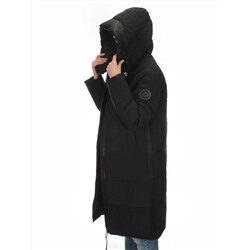 C1046 BLACK Пальто зимнее женское (200 гр. холлофайбер)