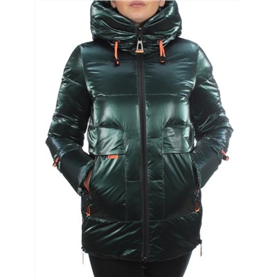 8018 DK. GREEN Пальто женское зимнее JARIUS (200 гр. холлофайбера)