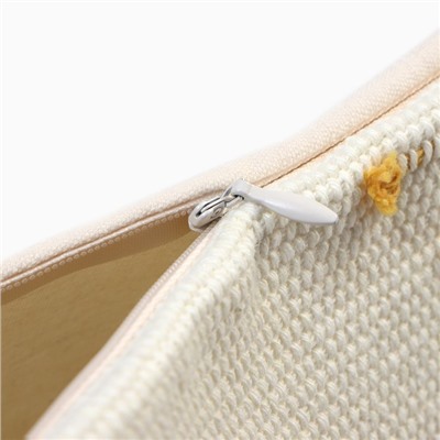 Наволочка декоративная с кисточками «Этель. Сканди», 45×45 см, бежево-жёлтая