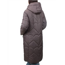 TR-2301 GRAY LILAC Пальто зимнее женское (верблюжья шерсть)