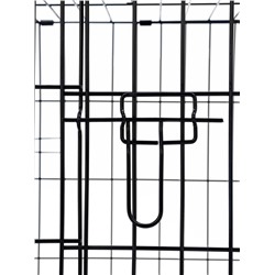 Клетка для собак №4 с пластиковым поддоном, складная, 94×64×72 см