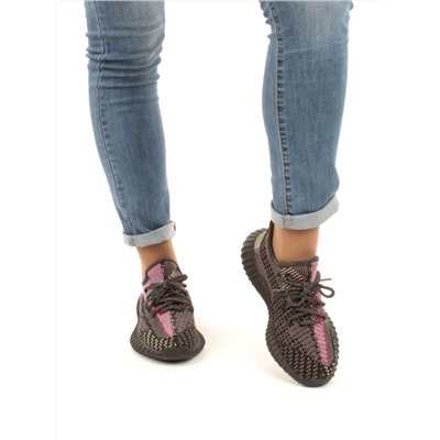 05-B557-3 BLACK Кроссовки женские (текстиль)