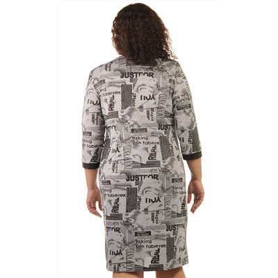 Платье женское с принтом 253464 размер 54,56,58,60,62,64