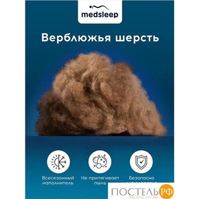 MedSleep SONORA Одеяло Зимнее 175х200, 1пр, хлопок/шерсть/микровол.; 400 гр./м2