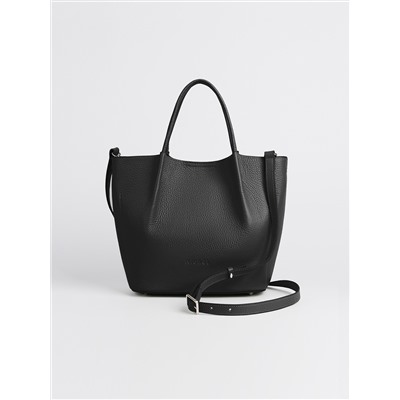 Женская кожаная сумка Richet 3263LN 376 Черный