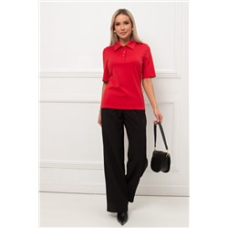 Блуза трикотажная красного цвета Вербена №1