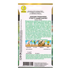 Семена цветов Целозия гребенчатая Ту хот ту хандл скарлет  С. Floranova , Ц/П,5 шт.