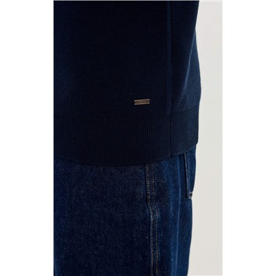Свитер P521-1568 d.blue