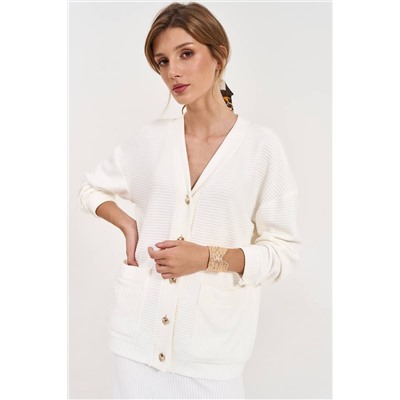 LeNata 21351 молочный, Кардиган,  Юбка
