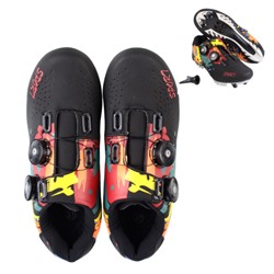 Велосипедные туфли MTB 896 37-44 size, Технологии: Нано кожа, Нейлон, Пластиковая подошва, Цвет: Черный камуфляж (37)